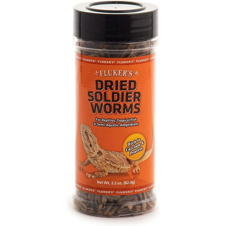 Fluker s Dried Soldier Worms 2.2 Oz