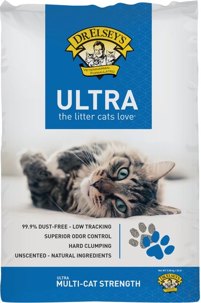Dr. Elsey's Precious Cat Ultra Scented Clumping Clay Cat Litter, 20lb Bag