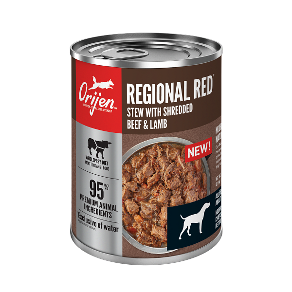 Orijen® Regional Red Recipe Stew with Shredded Beef & Lamb Dog Food 12.8oz