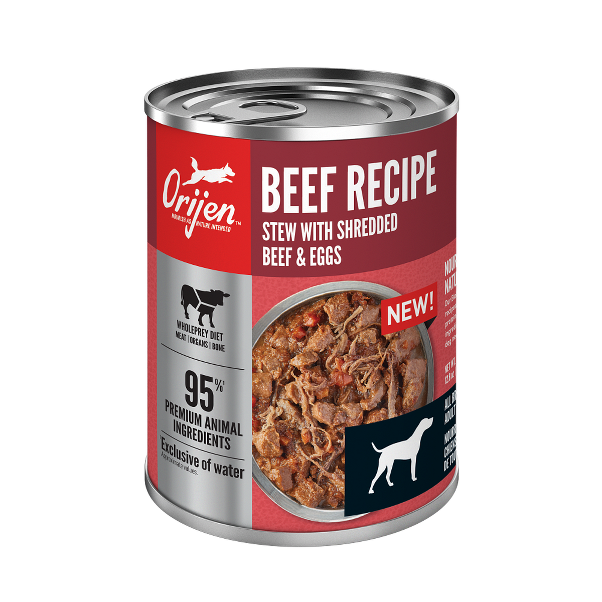 Orijen® Beef Recipe Stew with Shredded Beef & Eggs Dog Food 12.8 oz