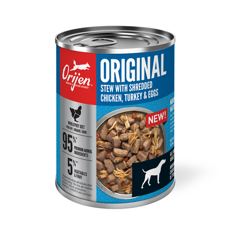 Orijen® Original Recipe Stew with Chicken Turkey & Eggs for Dogs 12.8oz