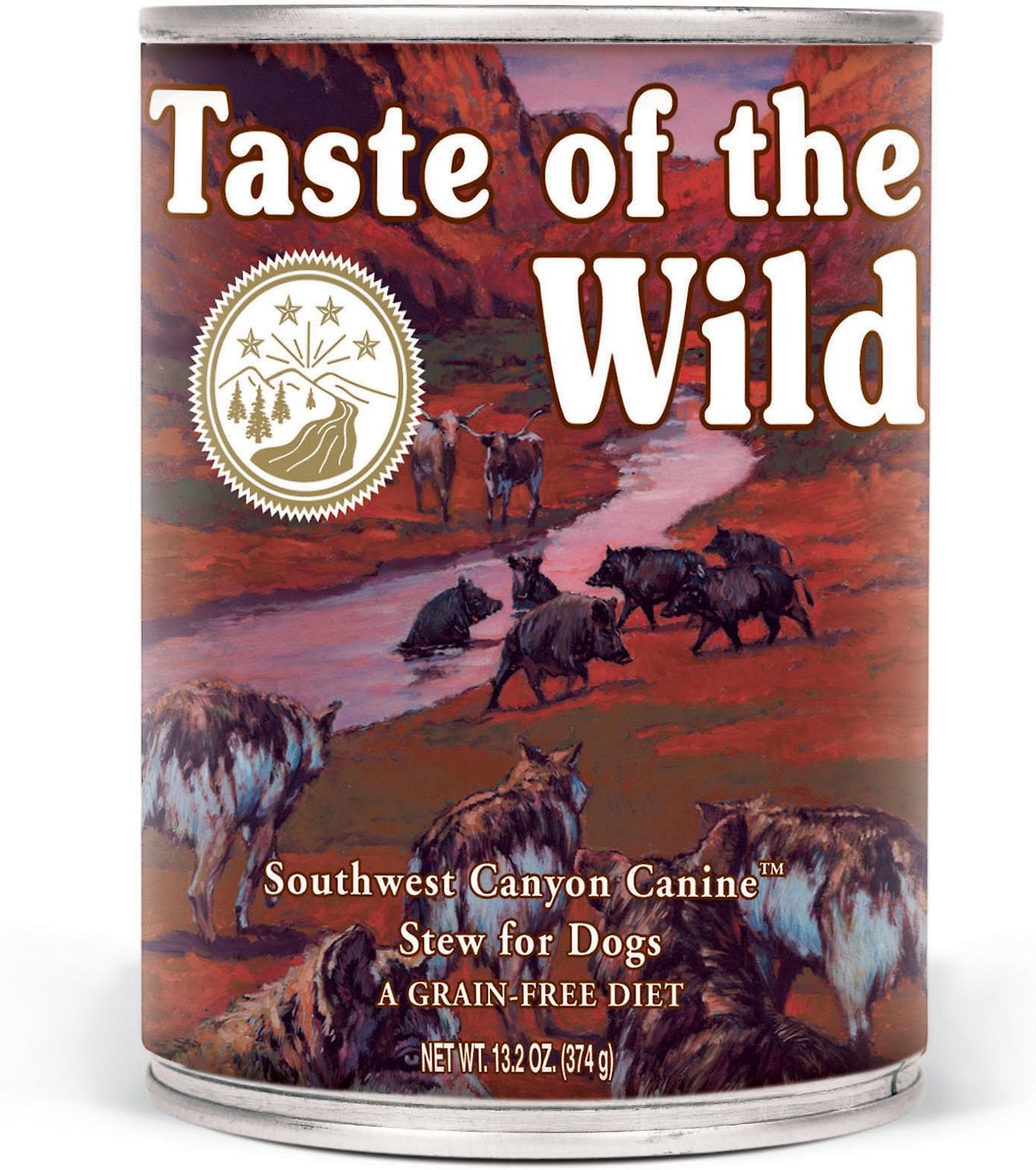 TASTE OF THE WILD Southwest Canyon Grain-Free Beef in Gravy Dog Food, 13.2 oz