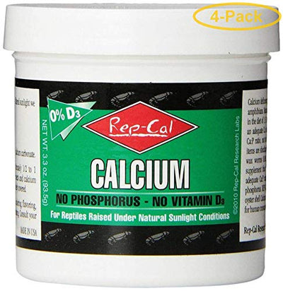 Repcal Research Labs Calcium No Vitamin D3 3.3oz