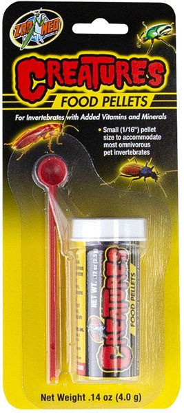 Zoo Med 0.14 oz Creatures Food Pellets