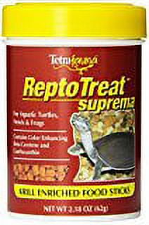 Tetra Tetrafauna Repto Treat Suprema 2.18 oz for Turtles Newts and Frogs Multicolor