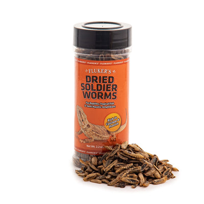 Fluker s Dried Soldier Worms 2.2 Oz