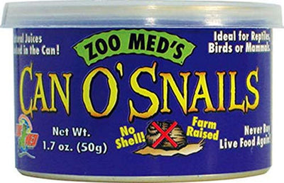 Zoo Med Can O Snails Reptile Bird & Mammal Food 1.7 oz
