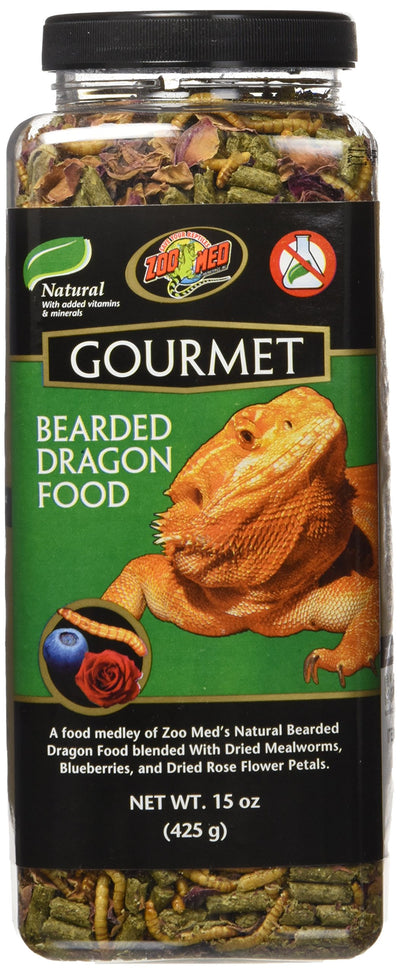Zoo Med Gourmet Bearded Dragon Food 15 Oz