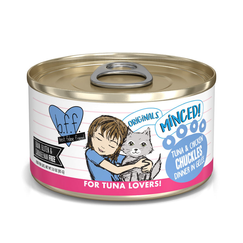 Weruva Originals Chuckles Tuna & Chicken Dinner in Gelee Wet Cat Food, 5.5 oz.