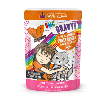 Weruva Tuna & Salmon Sweet Cheeks Cat Food 12/3-oz Pouches