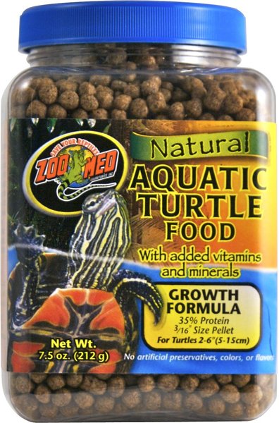 Zoo Med Natural Aquatic Turtle Food Growth Formula 8.75oz