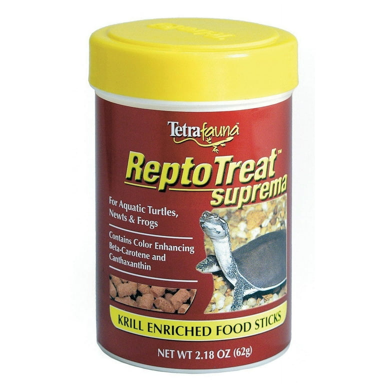 Tetra Tetrafauna Repto Treat Suprema 2.18 oz for Turtles Newts and Frogs Multicolor