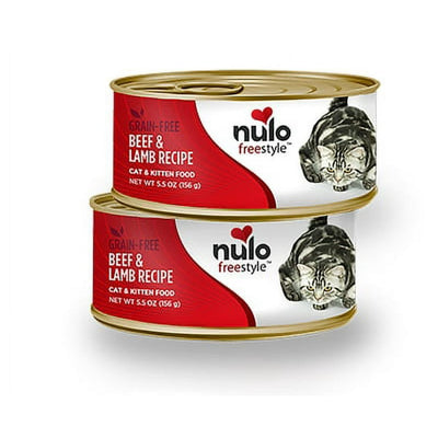 (Case of 24) Nulo Freestyle Grain-Free Beef & Lamb Wet Cat Food 5.5 oz
