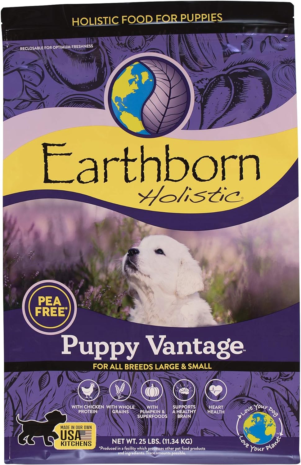 Earthborn Puppy Vantage Dry Dog Food 28lb