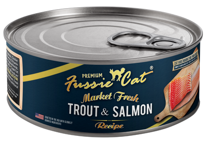 Fussie Cat: Premium Market Fresh, Trout w/ Salmon, 5.5 oz.