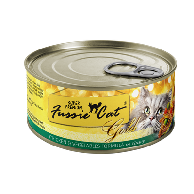 Fussie Cat  Super Premium, Chicken w/ Vegetables, 5.5 oz.