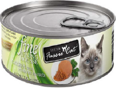 Fussie Cat: Fine Dining, Chicken w/ Pumpkin, 2.47 oz.