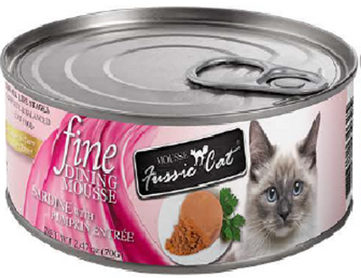 Fussie Cat: Fine Dining, Sardine w/ Pumpkin, 2.47 oz.