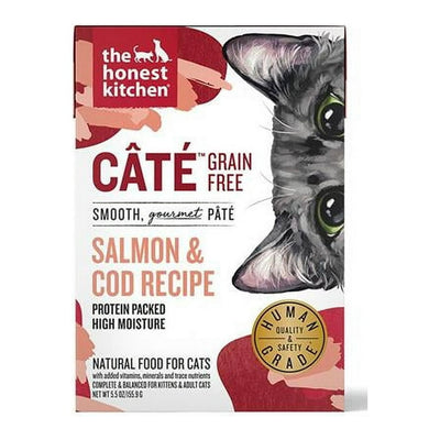 Honest Kitchen 850012047803 5.5 oz Cate Salmon Cod Cat
