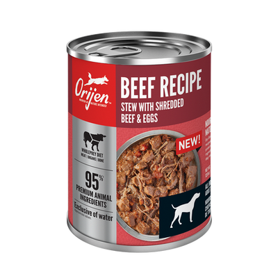 Orijen® Beef Recipe Stew with Shredded Beef & Eggs Dog Food 12.8 oz