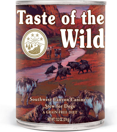 TASTE OF THE WILD Southwest Canyon Grain-Free Beef in Gravy Dog Food, 13.2 oz