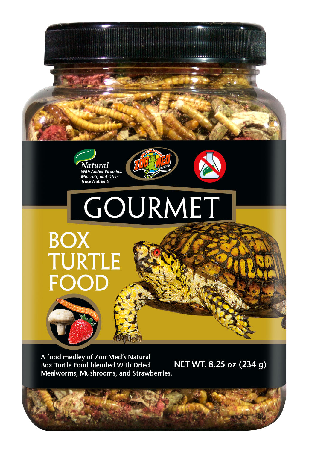 Zoo Med Laboratories Gourmet Box Turtle Food 8.25 Oz