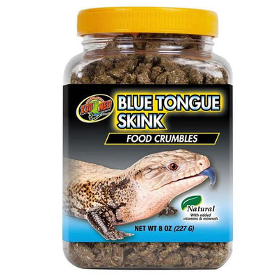 Zoo Med 97612400267 8 oz Blue Tongue Skink Food Crumbles