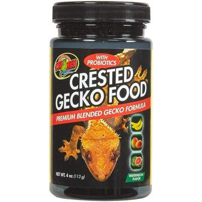 Zoo Med Crested Gecko Food Premium Blended Watermelon Dry Food 4 oz