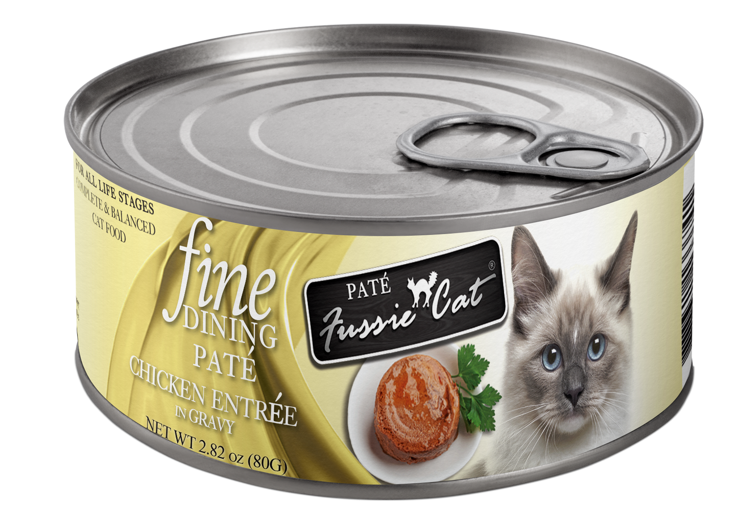 Fussie Cat: Fine Dining Pate, Sardine w/ Chicken, 2.82 oz.