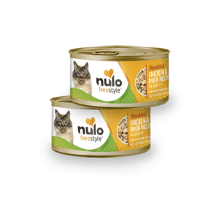 Nulo 3 oz Freestyle Shredded Chicken & Duck Recipe Canned Cat Food