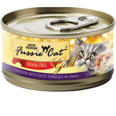 Fussie Cat  Super Premium, Chicken w/ Duck, 5.5 oz.