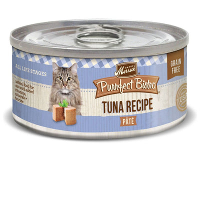 Merrick Purrfect Bistro Grain Free Tuna Pate Canned Cat Food, 3 oz., Case of 24 ()
