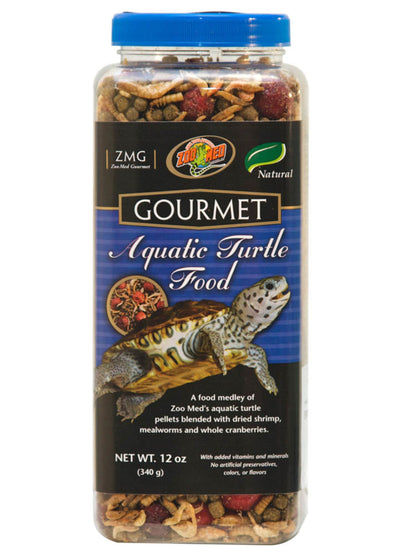 Zoo Med Gourmet Aquatic Turtle Food 12 oz.